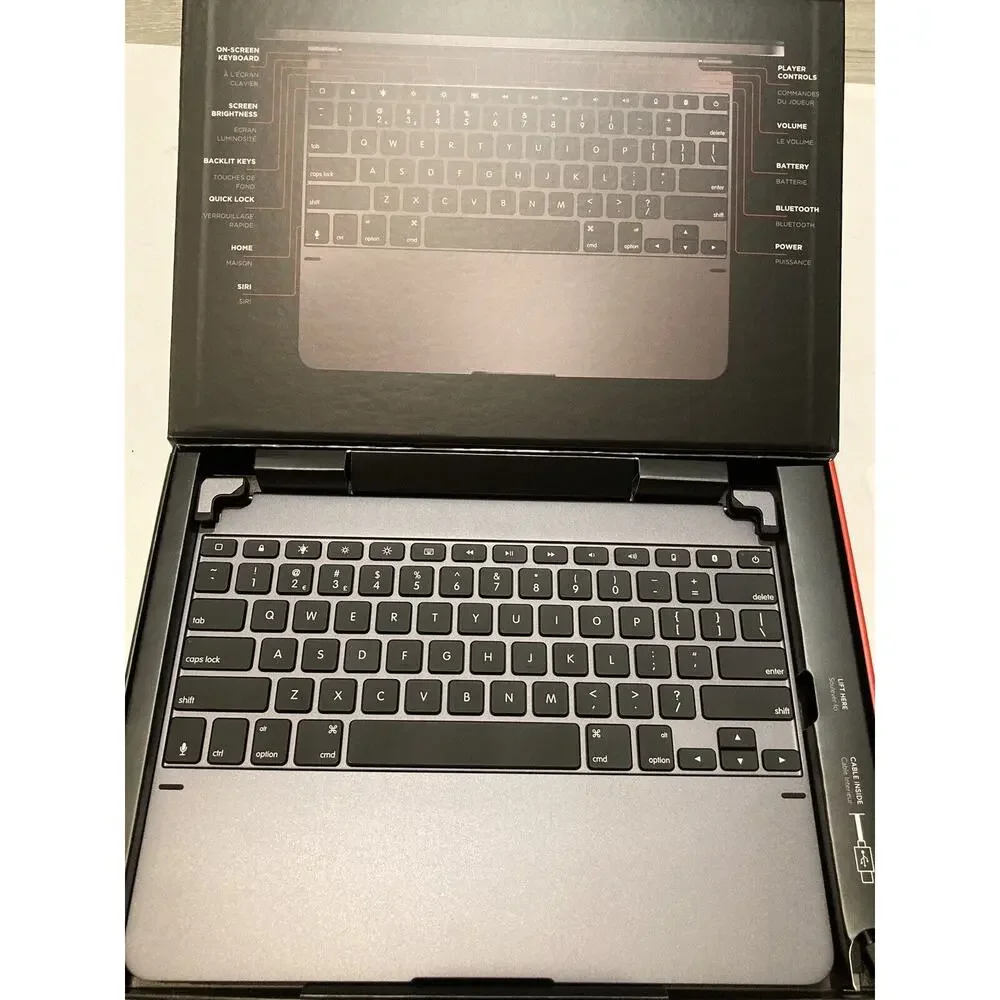 BRYDGE Wireless Keyboard & Magnetic Cover, IPAD PRO 12.9 2020 2018 3rd Gen